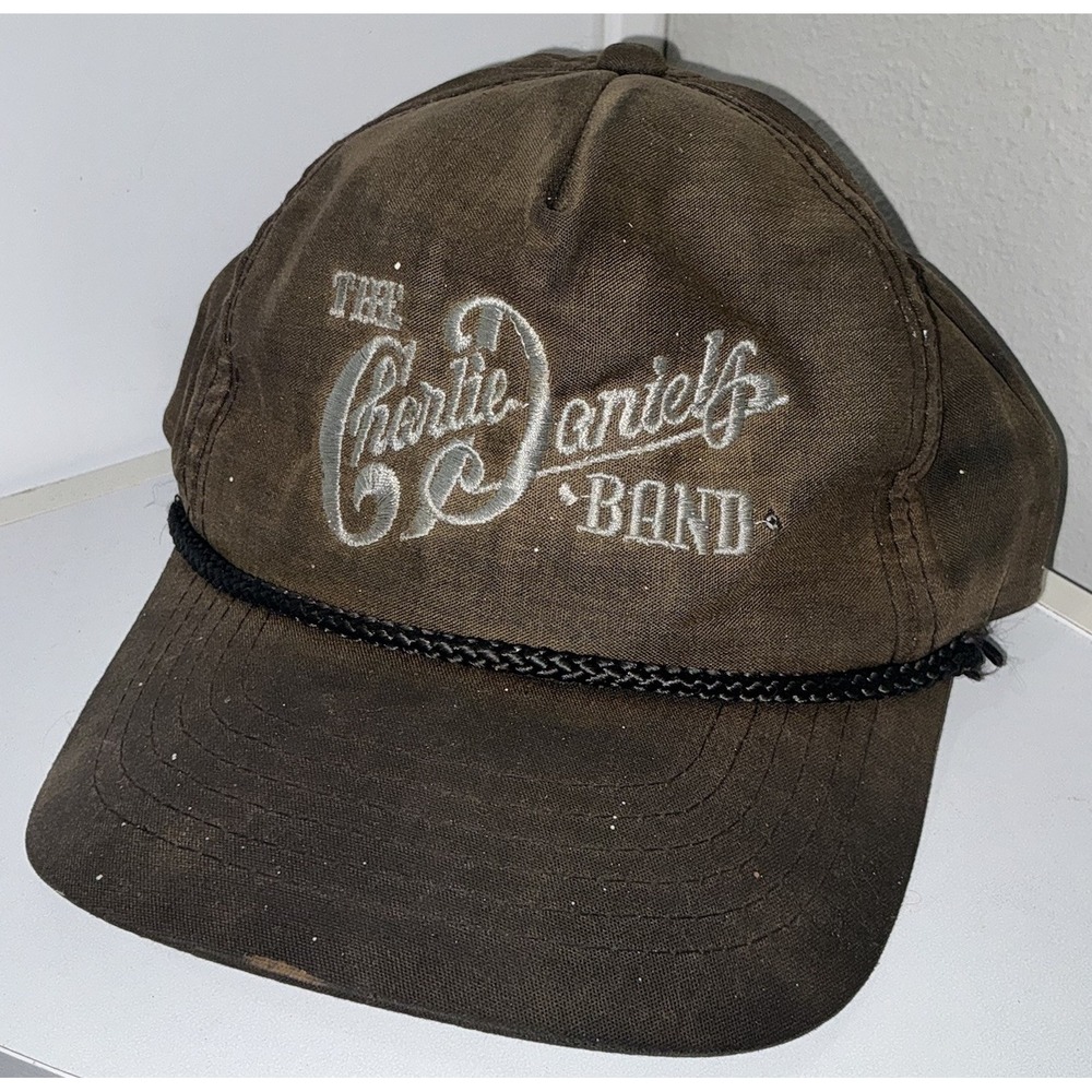Vintage The Charlie Daniels Band Distressed Country Music Trucker Rope Hat Cap